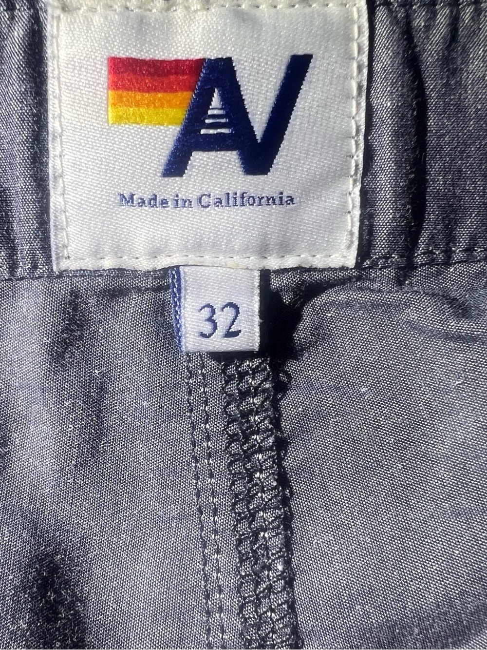 Aviator Nation 5 Stripe Grey Boardshorts size 32 -Made in California - Picture 12 of 12